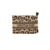 Christian Dior Leopard Cosmetic Pouch